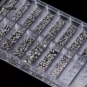 Bộ vít sửa chữa kính 18 trong 1 KUZHEN Ultimate | Miếng đệm mũi chính xác, Mũ đệm & Ốc vít không khung để điều chỉnh kính mắt & Maint HOT