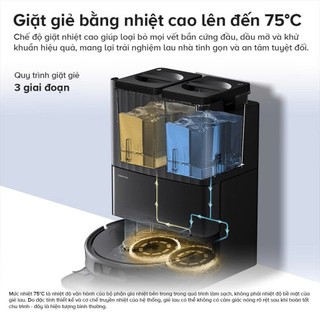 Robot Lau Nhà Thông Minh Roborock Qrevo S Pro – Tự Động Đổ Rác, Giặt Giẻ Nước Nóng