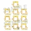 HT3 THE BOYZ Thẻ Chèn Khung Ảnh Tấm Đứng Mật Ong Acrylic Đứng Ký Để Bàn Trang Trí TH3