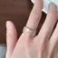 AqToCna Retro Hoa Hồng Vỏ Ngọc Trai Nhẫn Nữ Nhiều Màu Sắc Đường Khối Nhẫn Thời Trang Cá Tính Có Thể Điều Chỉnh Họa Tiết Sóng Nhẫn Trang Sức Quà Tặng AqToCna