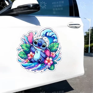 Stitch Sticker Cửa Sổ Thân Cửa Sổ Trang Trí Phòng Tủ Lạnh Vali Tự Dính Chống Thấm Nước Miếng Dán