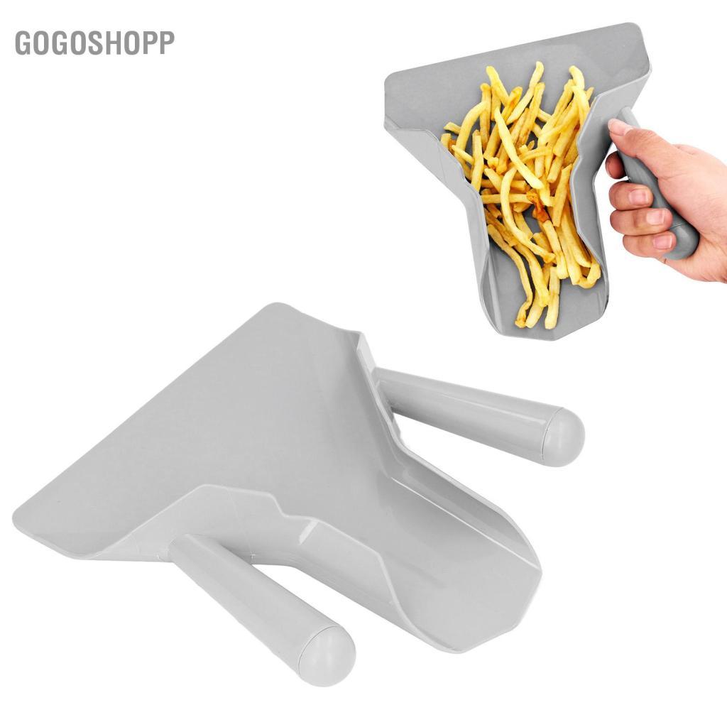 Gogoshopp Pssopp French Fry Bagger Scoop Dụng cụ đổ đầy nhanh đa năng Dụng cụ xúc tiện ích thương mại cho thực phẩm Khoai tây chiên Đồ ăn nhẹ Món tráng miệng (Tay cầm kép)