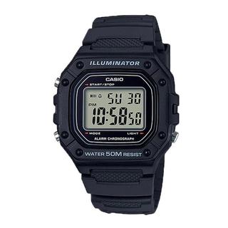 Đồng Hồ Nam Dây Nhựa Casio  W-218H-1B Pin 7 Năm | W-218H-1BVDF Pin 7 Năm