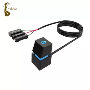 Kokiya Desktop Pc Công tắc nguồn bên ngoài Cáp mở rộng 1,8m Nút nhấn cho máy chủ máy tính Đồ dùng văn phòng tại nhà