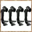 4 Chiếc Micro Kẹp Trống Kẹp Micro Chống Sốc Kẹp Micro Chân Đế Chống Sốc Phụ Kiện Nhạc Cụ