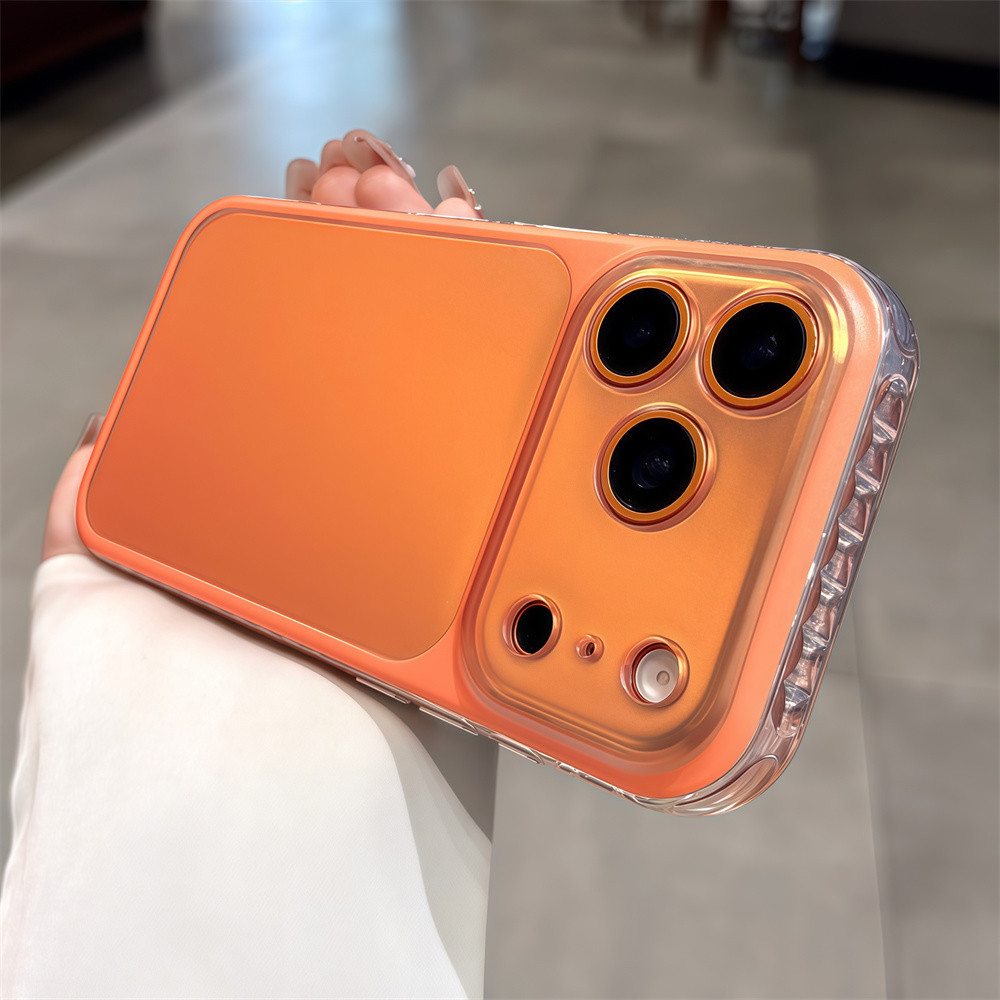 Ốp điện thoại gradient laser thời trang cho iPhone 17 Pro Max 16 15 pro max Bảo vệ ống kính chống rơi Vỏ cứng bảo vệ điện thoại