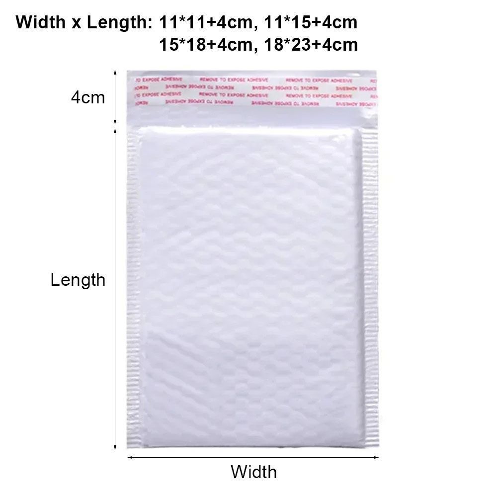 HOBBYIN 20 Chiếc Túi Phong Bì Bọt Chống Thấm Nước, Hộp Thư Đệm Bọt, Phong Bì Niêm Phong Vận Chuyển