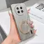 YJD Ốp Lưng Cho Huawei Nova 14i Vàng Da Lụa Mạ Điện Khung Giá Đỡ Chống Rơi Vỏ Điện Thoại