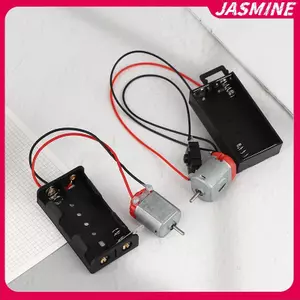 JASMINE 130 Bộ Động Cơ Với 2x Pin Bảo Quản Và Công Tắc 16500 RPM Mini Sinh Viên DIY Mô Hình Mạch Động Cơ Điện Tử Bộ JASMINE