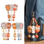 YUUKII 3 Bộ Móc Khóa Chụp Từ Tính, Móc Khóa Động Vật Hoạt Hình Mini, Charm Nhựa Từ Móc Khóa Bộ Quà Tặng