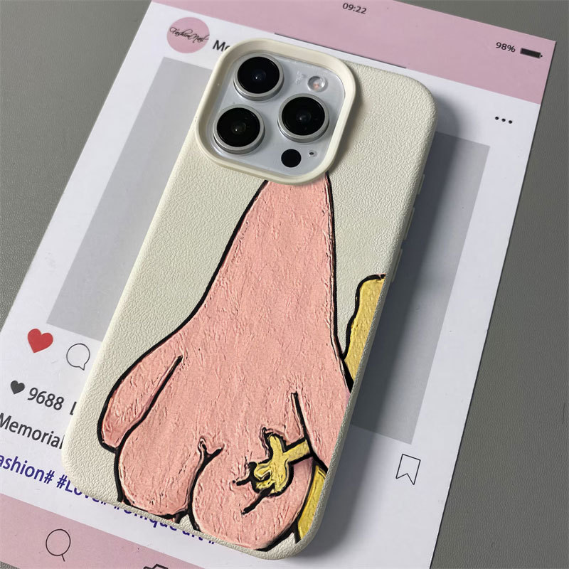 Ốp Lưng iPhone TPU Hoạ Tiết Da Mềm SpongeBob Patrick Star, Bảo Vệ Camera - iP X/XS/11/12/13/14/15/16/17/Plus/Pro/Max/Air