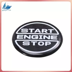 Bảng điều khiển nút dừng ô tô bằng sợi Carbon Trang trí nội thất cho phụ kiện ô tô mới 2024