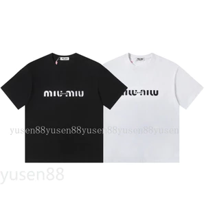 Chất Lượng Cao Bán Hàng Mới Về Chất Lượng Cao Bề Mặt Cotton Phong Cách Mới In Chữ Áo Thun Tay Ngắn