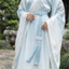 PYCOU Dây thắt lưng mặt dây chuyền, Dây buộc thắt lưng Hanfu phong cách truyền thống, Dây thắt lưng bện dệt tay cổ điển dành cho nam nữ