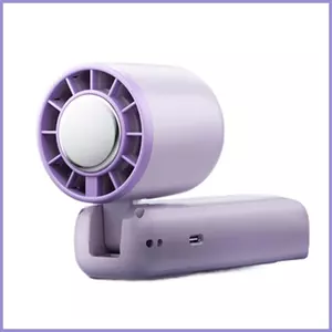 Quạt cầm tay Quạt điện làm mát yên tĩnh Quạt điện không lưỡi có màn hình kỹ thuật số cho bãi biển mùa hè ngoài trời mueadsyvn