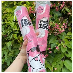 Bông Tẩy Trang HATSU loại 150M (Tròn Dài) chất liệu Cotton pads, bông tẩy trang miếng tròn
