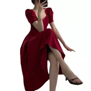 <![CDATA[Đầm ôm body cao cấp với eo hẹp và nơ dây - Phù hợp cho các fan của phong cách Triều Tiên]]>