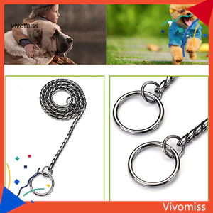 Dây xích chó bằng kim loại hạng nặng Dây xích P dành cho chó từ vừa đến giống - Vòng cổ huấn luyện bền bỉ cho chó Pit Bulls Liên kết chắc chắn để kiểm soát an toàn Vòng cổ chó dài