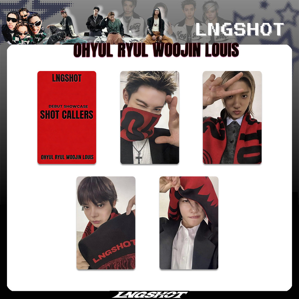 4 Ngày tập luyện LNGSHOT CALLERS Album Lomo Cards Photocards