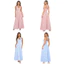 Nyeemya Nữ Nhân Quả Kẻ Sọc Sundress Dây Cổ Chữ V Không Tay Lưng Thả Eo Chữ A Đầm Maxi Cho Kỳ Nghỉ Du Lịch Mặc Hàng Ngày