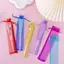 10 Pa Gấp Tay Quạt Túi Dây Rút Organza Túi Gấp Quạt Nhà Thơ Túi Cho Tiệc Cưới Ngoài Trời Ủng Hộ Túi Quà Tặng