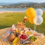 Thảm dã ngoại picnic hoạt tiết, thích hợp đi du lịch, đi phượt chụp ảnh, bạt trải cắm trại gấp gọn