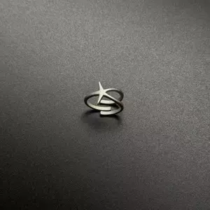 Cổ điển Vintage Vintage Vintage|Đó là một chiếc nhẫn sao biển Thiết kế thích hợp Ngôi sao Vòng mở cảm giác cao cấp không phai màu