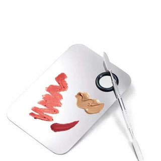 Khay Trộn Kem Nền Kèm Spatula – Dụng Cụ Make-up Chuyên Nghiệp