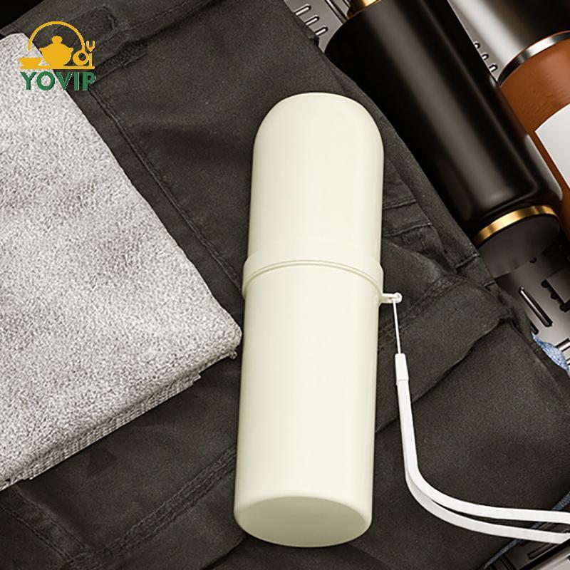 YOVIP Hộp đựng bàn chải đánh răng du lịch di động đơn giản Bàn chải đánh răng và kem đánh răng Hộp lưu trữ có nắp đậy VN