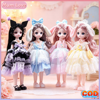 Búp Bê Công Chúa Cao Cấp 30cm, Khớp Linh Hoạt, Chúa Tự Do Thay đồ, Quà Sinh Nhật Cho Bé Gái