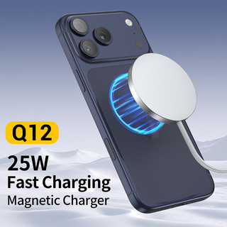 [JLK] Bộ sạc từ tính Qi2.2 mới cho sạc nhanh siêu không dây 25W cho iPhone 17 16 15 14 13 12 Pro Max Samsung S26 S25 S23 S22