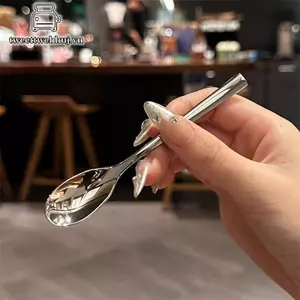 Nhíp Thìa Tròn Nhỏ Thìa Cà Phê Thìa Mật Ong Trộn Thìa Hộ Gia Đình Thìa Gia Vị Thìa Kem Món Tráng Miệng Thìa VN