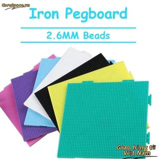 CORESSPACE Cầu Chì Hạt Pegboards, DIY Làm Xếp Hình Vuông Perler Hama Hạt, Đồ Thủ Công Chịu Nhiệt Trang Trí 52 * 52 Chân / 104x104 Chân 2.6mm Bảng Đậu Thủ Công Thủ Công