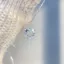 Vòng cổ nữ cá tính với kim cương zircon màu xanh bầu trời và hình bông tuyết, phù hợp nhiều dịp