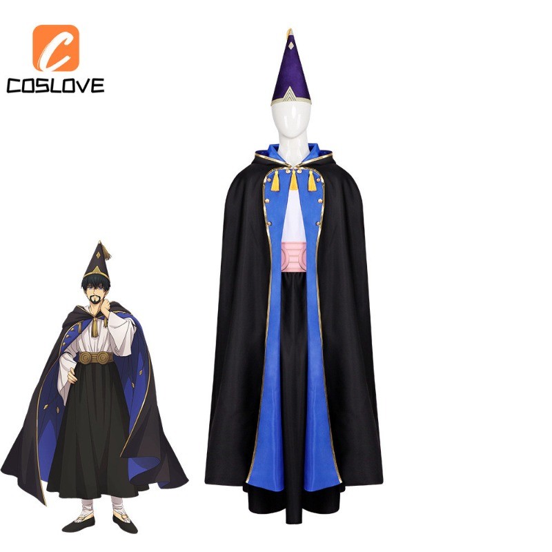 Trọn bộ cosplay phù thủy anime Atelier Coco Qifrey, đầm tay dài cho người phụ nữ