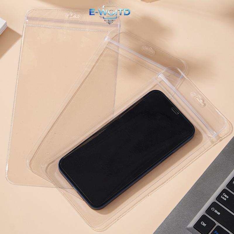 E-WOITD Đa Năng 7 Inch Trong Suốt Chống Thấm Nước Túi Điện Thoại Màn Hình Cảm Ứng Cho Hồ Bơi Đi Biển Ngoài Trời Sử Dụng E-WOITD