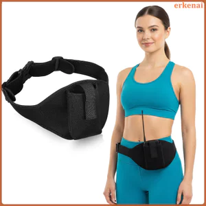 Túi micro có dây đai huấn luyện viên chính Dây thắt lưng Huấn luyện viên thể dục để đeo loa erkenai
