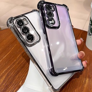 Vỏ Desxz VIVO V40 V30 V29 V27 V23 Pro V27E Vỏ điện thoại mạ trong suốt Bảo vệ Camera Túi khí Vỏ silicon mềm chống sốc