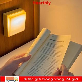 Đèn LED trang trí phòng HEARTHLY, công tắc cảm ứng, sạc USB, gắn tường từ tính