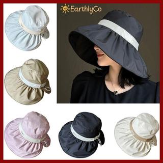 [COD] Mũ xô EARTHLYCO, Mũ ngư dân chống nắng thoáng khí, Mũ chống nắng vành rộng thời trang dành cho nữ