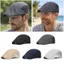 Mũ nam CATMALLER88 Beret, Mũ Newsboy có thể điều chỉnh thoáng khí, Lưới sấy tốc độ thông thường Mũ chống nắng mỏng phẳng Gorras