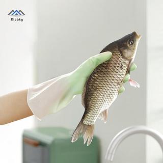 ELBBKG Găng Tay Nhà Bếp Thiêned, Găng Tay Rửa Chén Chống Mài Mòn, Thích Hợp Cho Rửa Bát, Vệ Sinh Và Găng Tay Cao Su Gia Đình Mới