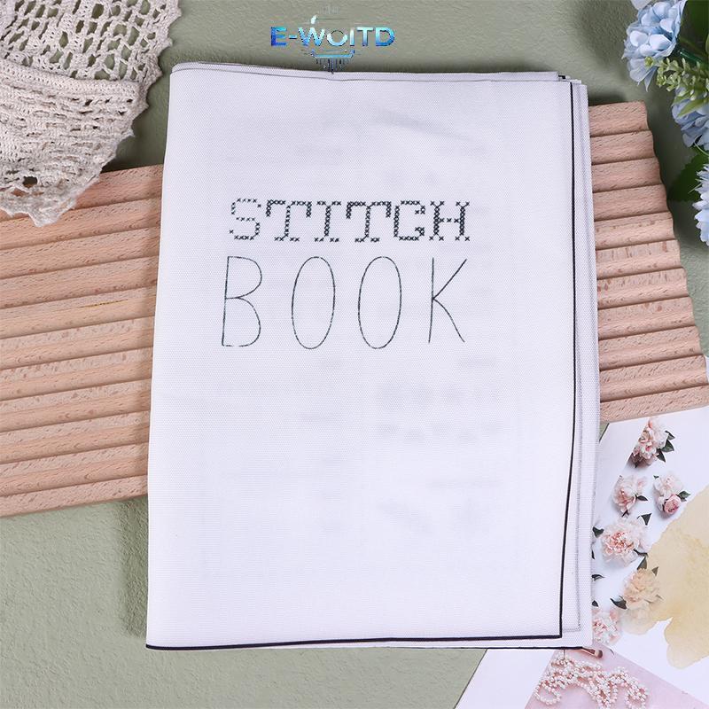 E-WOITD DIY Stitch Book Thêu Stitch Book May Sách Thêu Cho Người Mới Bắt Đầu Thêu Người Lớn Đồ Dùng Học Tập E-WOITD