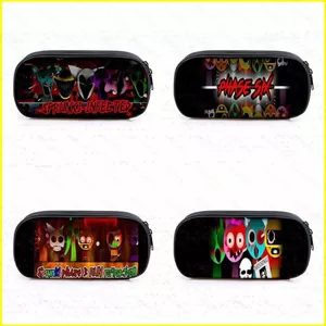 BH2 Sprunki Incredibox Hộp Đựng Sinh Viên Dung Tích Lớn Văn Phòng Phẩm Túi Bảo Quản Anime Văn Phòng Phẩm Túi HB2