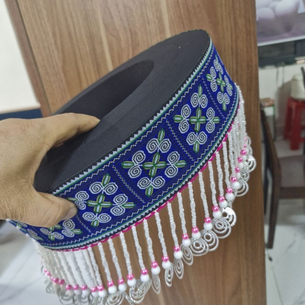 Mũ dân tộc Hmông, dân tộc Dao, dân tộc Thái, dùng để biểu diễn văn nghệ, Đạo cụ phụ kiện Nguyễn Nhật