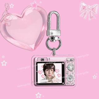 Móc khóa K‑pop Cortis Keonho, hình máy ảnh dễ thương phong cách kawaii, chất liệu acrylic, SEONGHYEON JUHOON JAM