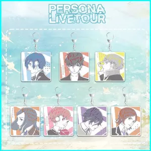 HK1 PERSONA LIVE TOUR Acrylic Móc Khóa Amamiya Ren Mặt Dây Chuyền Túi Phụ Kiện Anime Ngoại Vi KH1