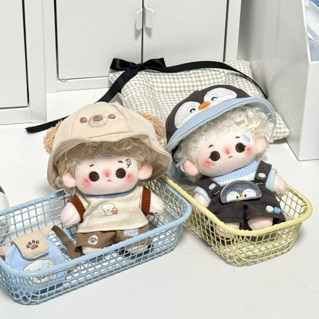 Búp Bê Cotton 10cm "Móc Chó Panini" "Bộ Quần Áo Bé Dễ Thương Sang Trọng Búp Bê Trang Phục Thay Thế