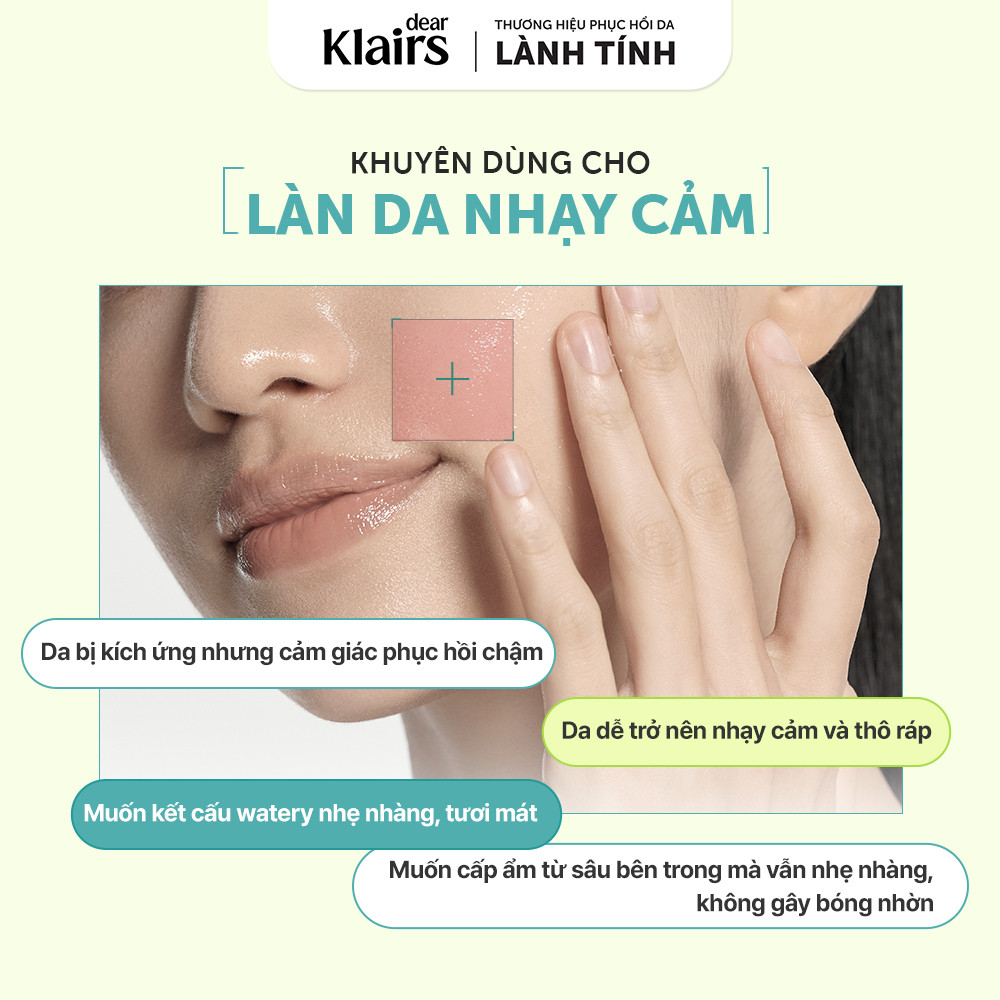 [ĐQ] Nước hoa hồng Dear Klairs Supple Preparation Cica Toner 180ml