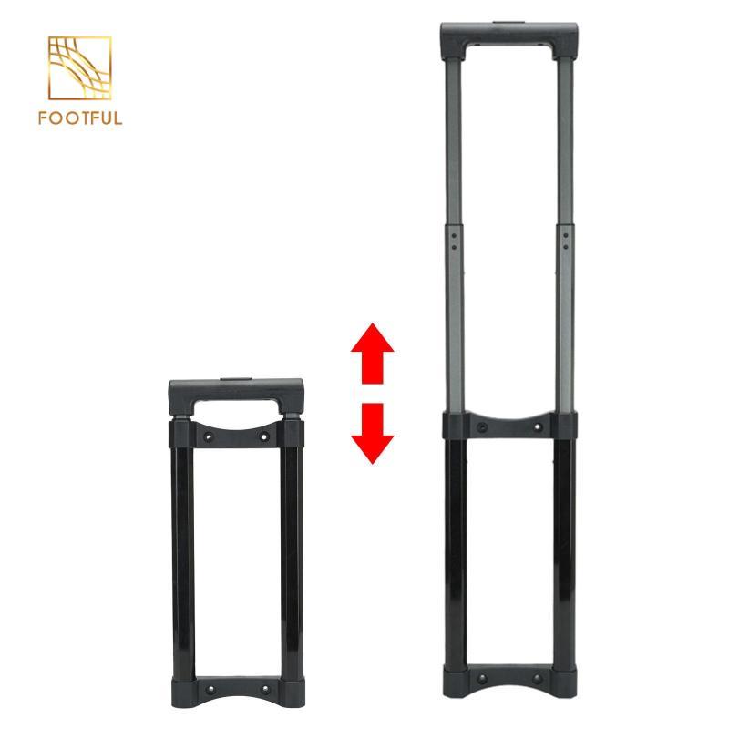 Phụ tùng thay thế tay cầm bằng kính thiên văn Vali DIY, có thể mở rộng, sành điệu, đen, bền bỉ, Phụ kiện du lịch, Chiều dài 82 Cm, Cần kéo kim loại